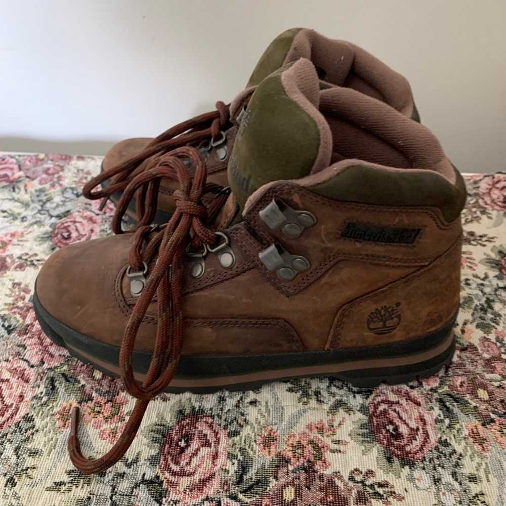 Vintage Timberland Euro Hiker Boots women’s sz 8 … - image 2