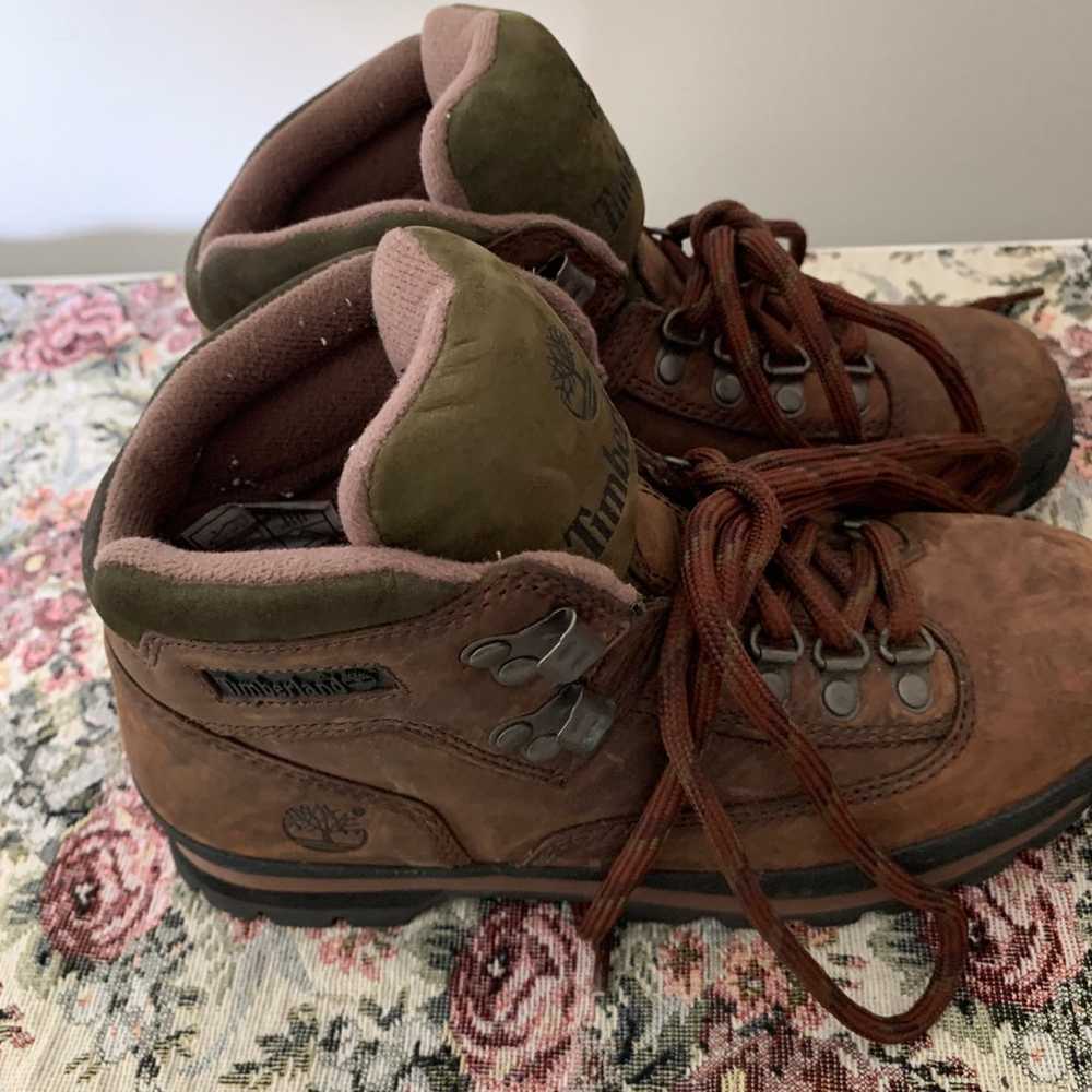 Vintage Timberland Euro Hiker Boots women’s sz 8 … - image 3