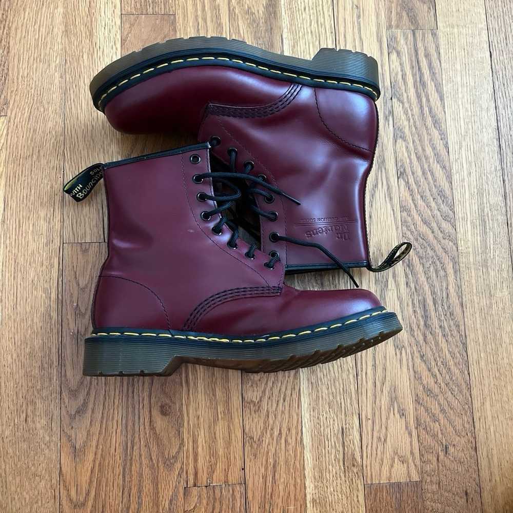 Dr Martens 1460 Cherry Red Size 8 US  Size 39 EU - image 2