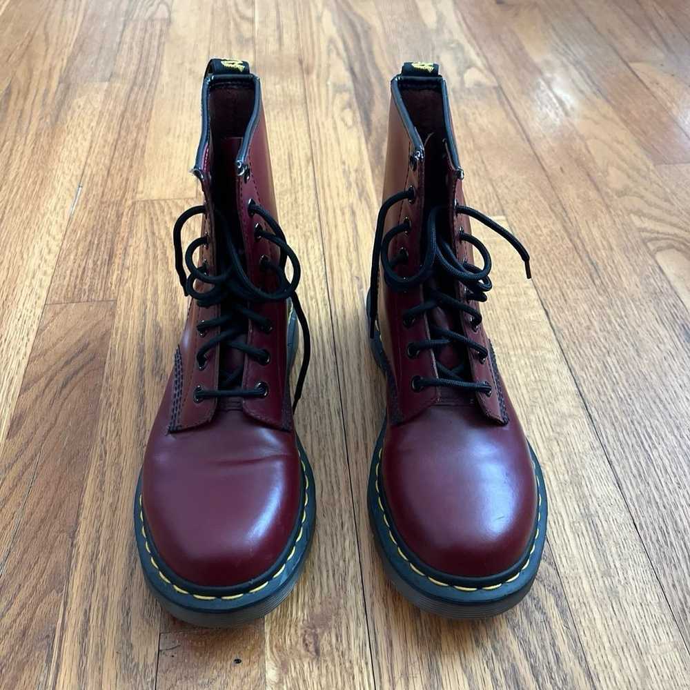 Dr Martens 1460 Cherry Red Size 8 US  Size 39 EU - image 4