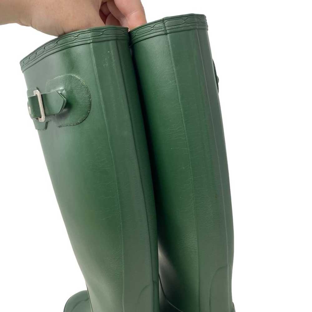 Hunter Original Tall Rain Boots Size 6 - image 7