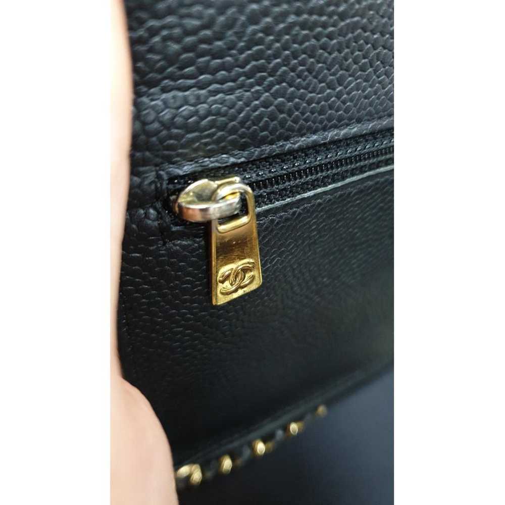 Chanel Wallet On Chain Double C leather crossbody… - image 5