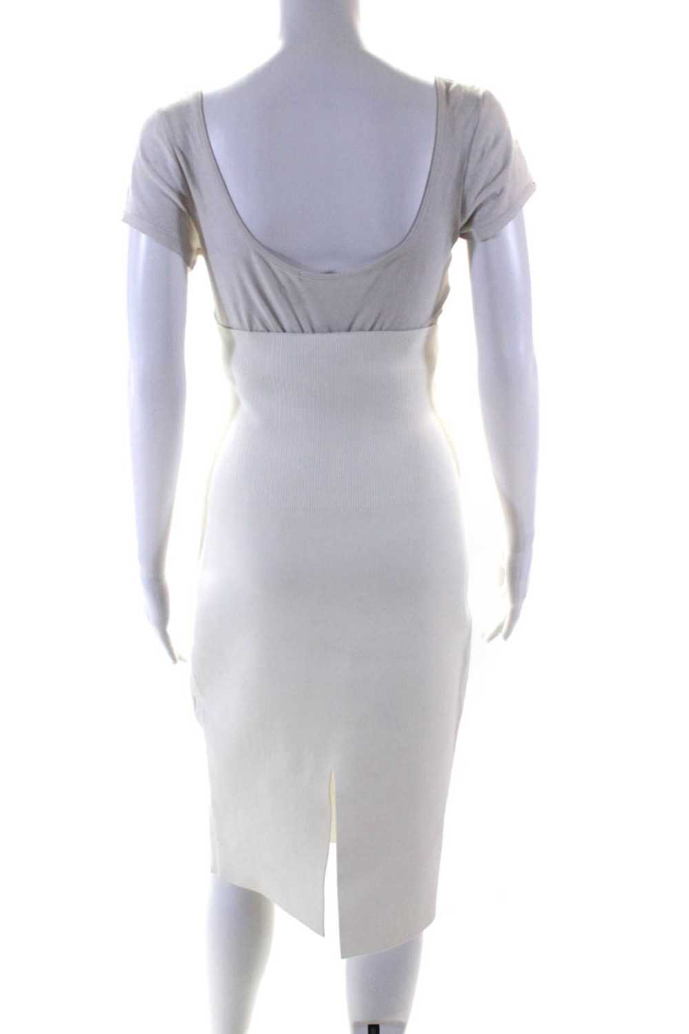 Victoria Beckham Body Womens White Pull On Midi P… - image 3