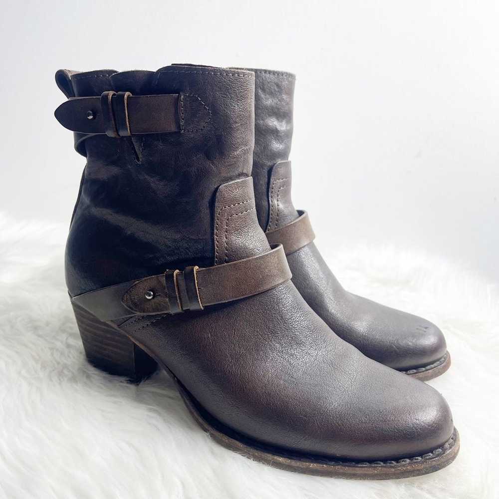 Rag & Bone Brown Leather Ankle Boots Size 8.5 - image 2