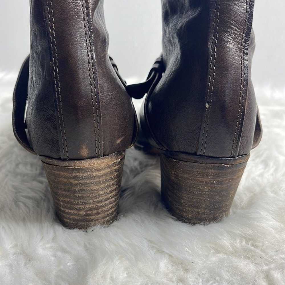 Rag & Bone Brown Leather Ankle Boots Size 8.5 - image 3