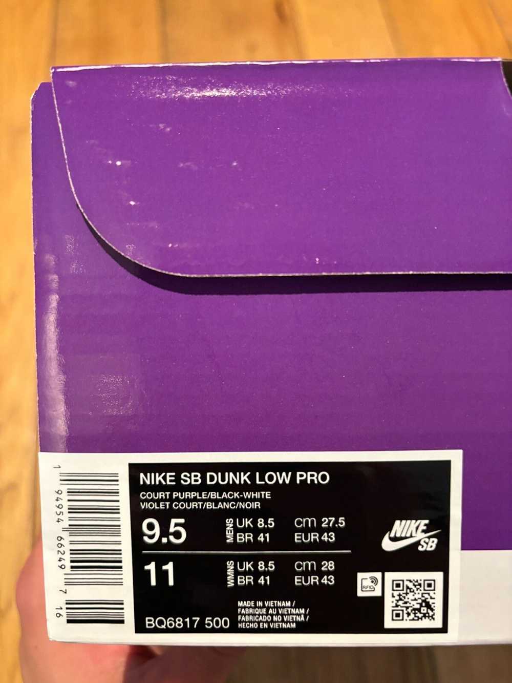 Nike Nike SB Dunk Low Court Purple 2024 - image 9