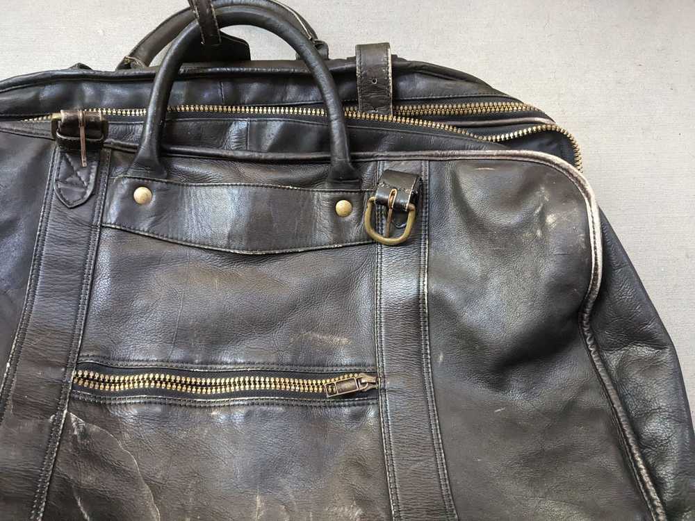 Tumi Tumi Dakota Duffle Bag Black Leather Large Z… - image 3