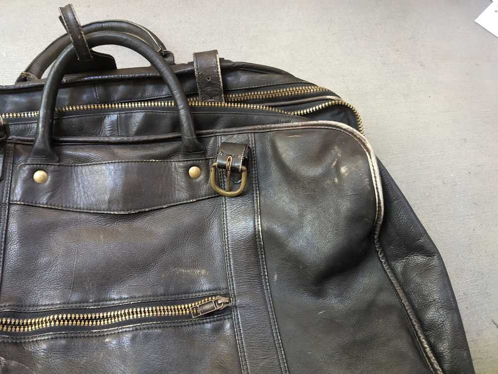 Tumi Tumi Dakota Duffle Bag Black Leather Large Z… - image 4