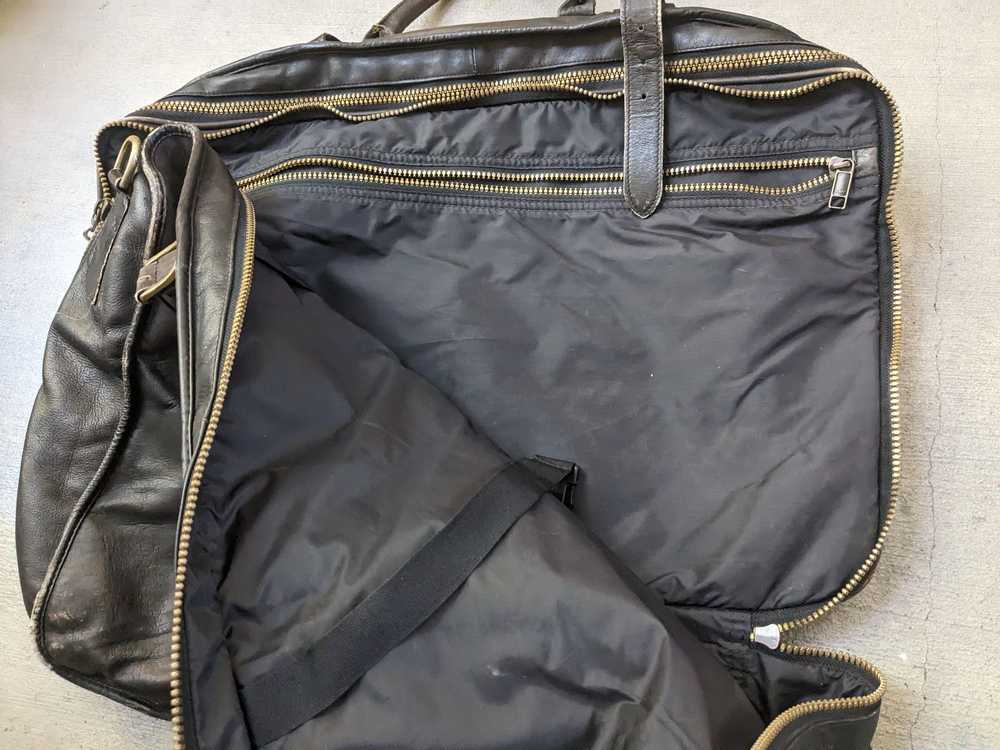 Tumi Tumi Dakota Duffle Bag Black Leather Large Z… - image 7