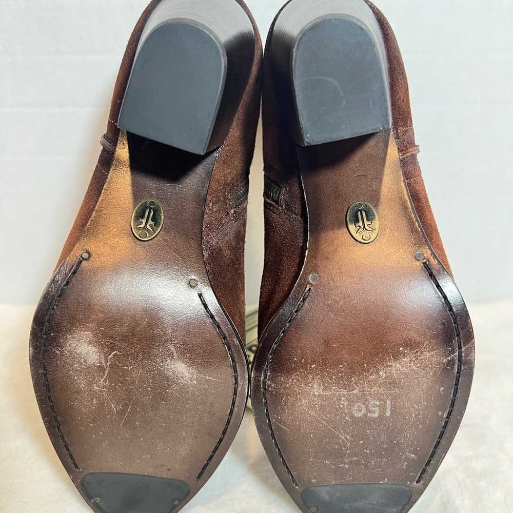 Frye Reed Women’s Suede Western Ankle Boots, Dark… - image 7