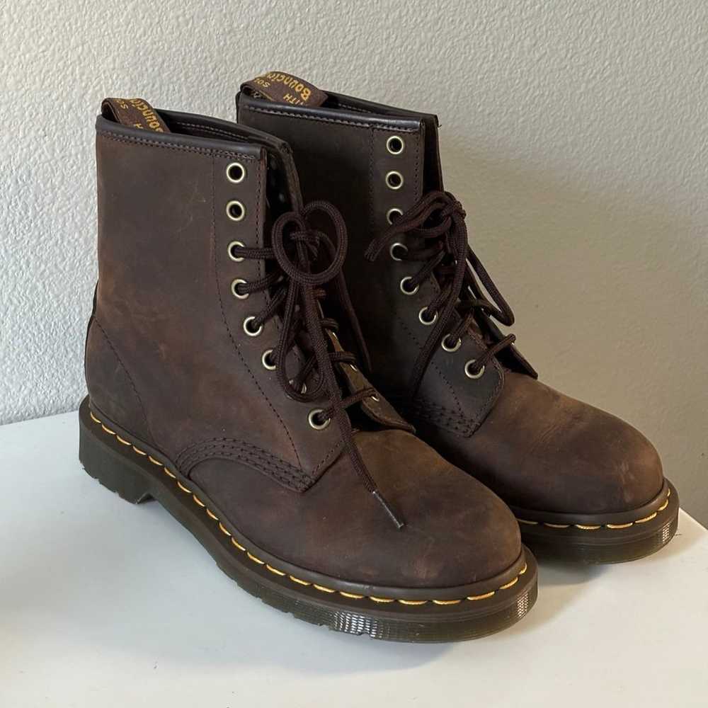 Dr Martens - 1460 Crazy Horse Leather Boots - image 1