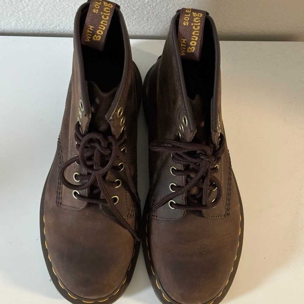 Dr Martens - 1460 Crazy Horse Leather Boots - image 4