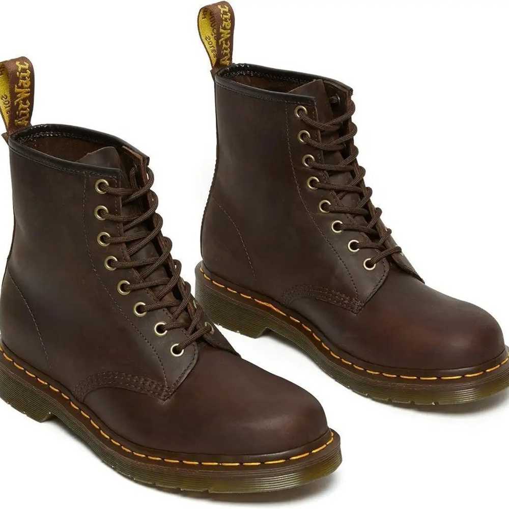 Dr Martens - 1460 Crazy Horse Leather Boots - image 5