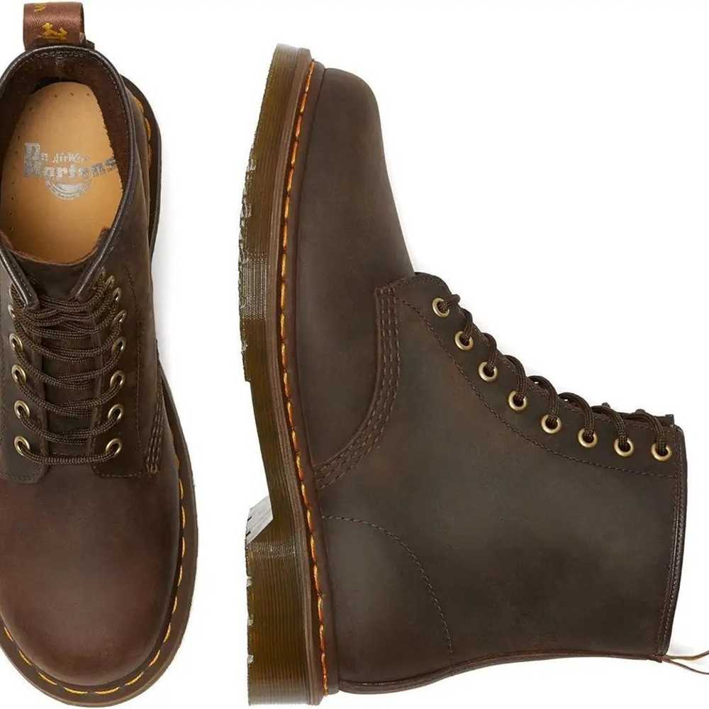 Dr Martens - 1460 Crazy Horse Leather Boots - image 6