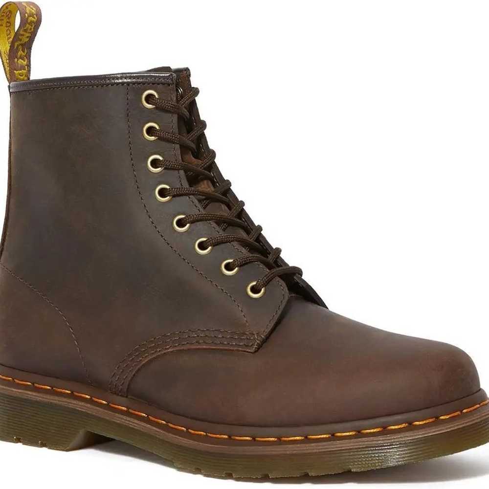 Dr Martens - 1460 Crazy Horse Leather Boots - image 8