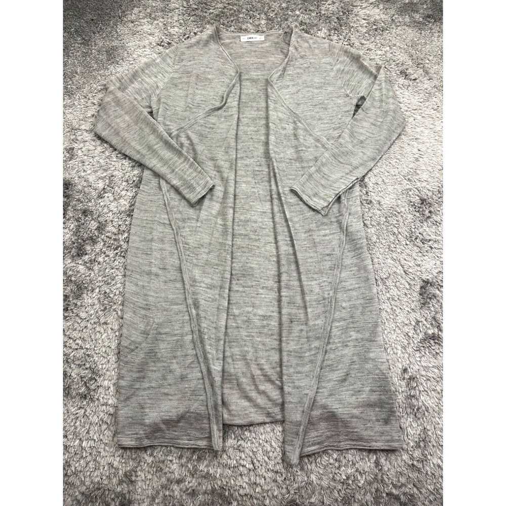 Zara Zara Sweater Womans Medium Heather Gray Wool… - image 1
