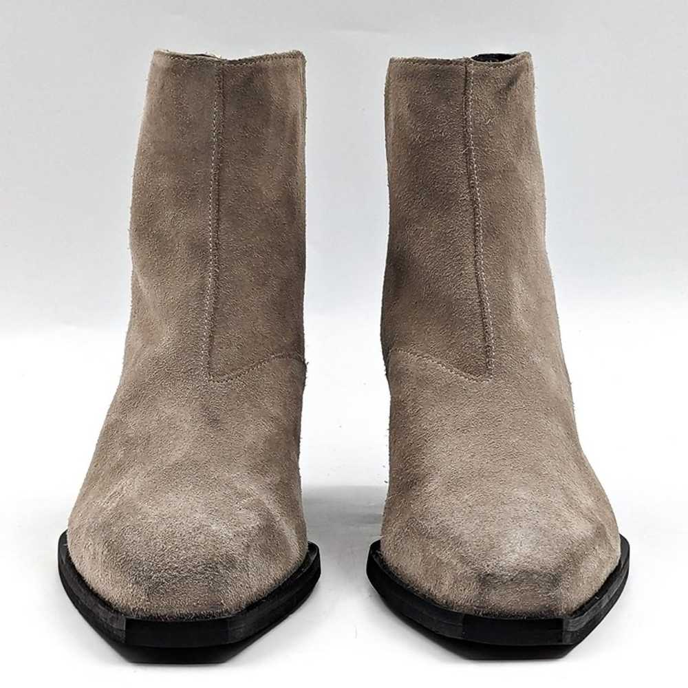 AllSaints Women Lenora Western Cowboy Grey Suede … - image 3