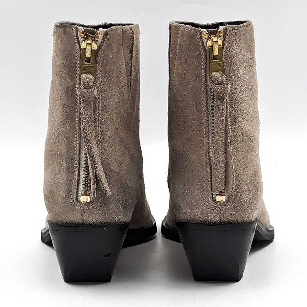 AllSaints Women Lenora Western Cowboy Grey Suede … - image 5