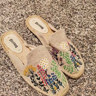 NWOB Soludos Wildflower Embroidered Espadrilles 8