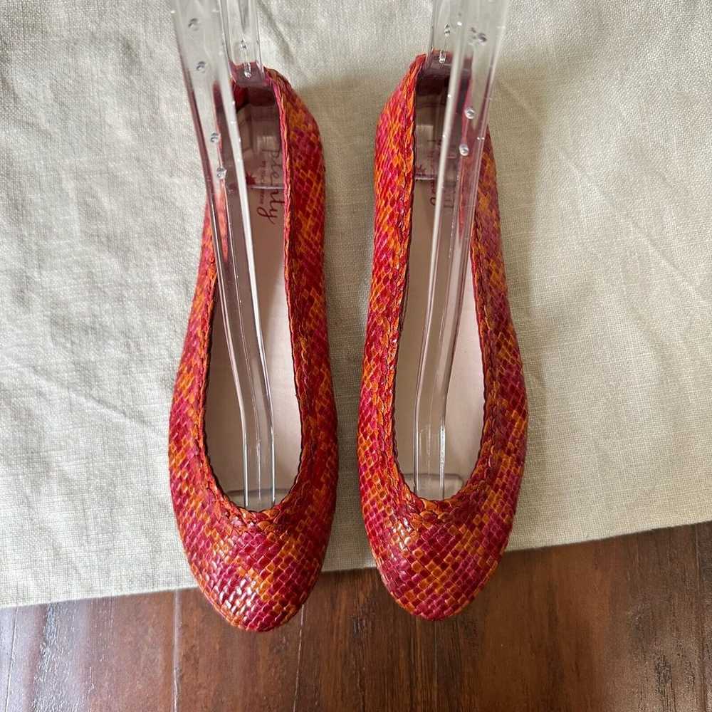 PLENTY by TRACY REESE Emely Woven Leather Flats O… - image 3