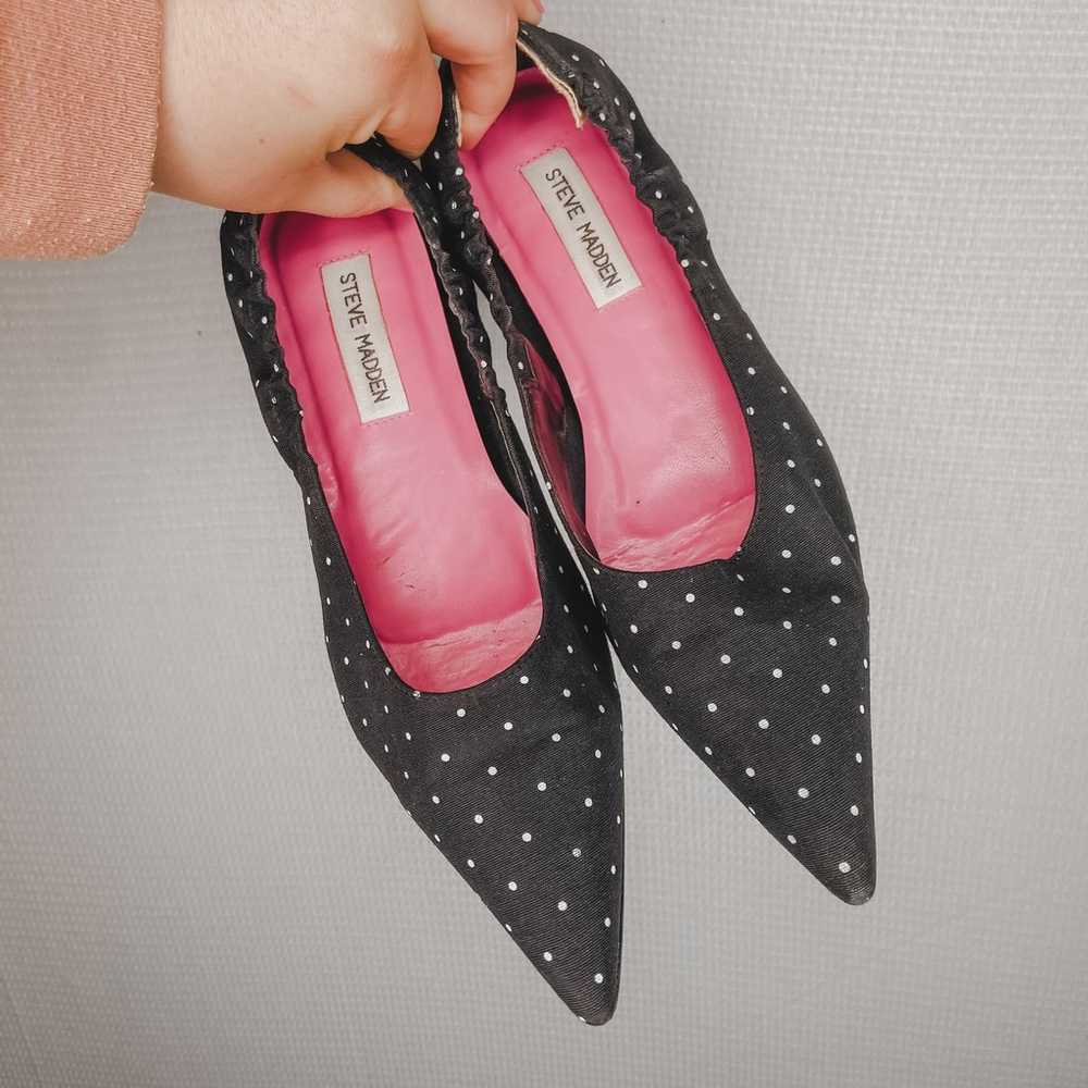 Steve Madden | Polka Dot Flats Pointed Toe 9 - image 1