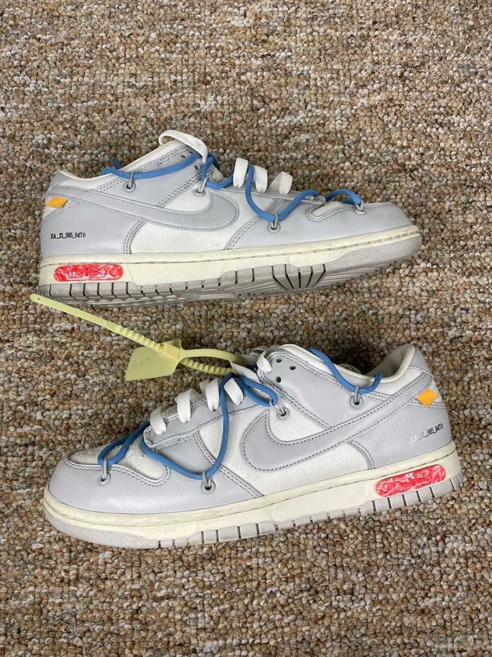 Nike × Off-White Nike Dunk Low Off White Lot 5 - image 2
