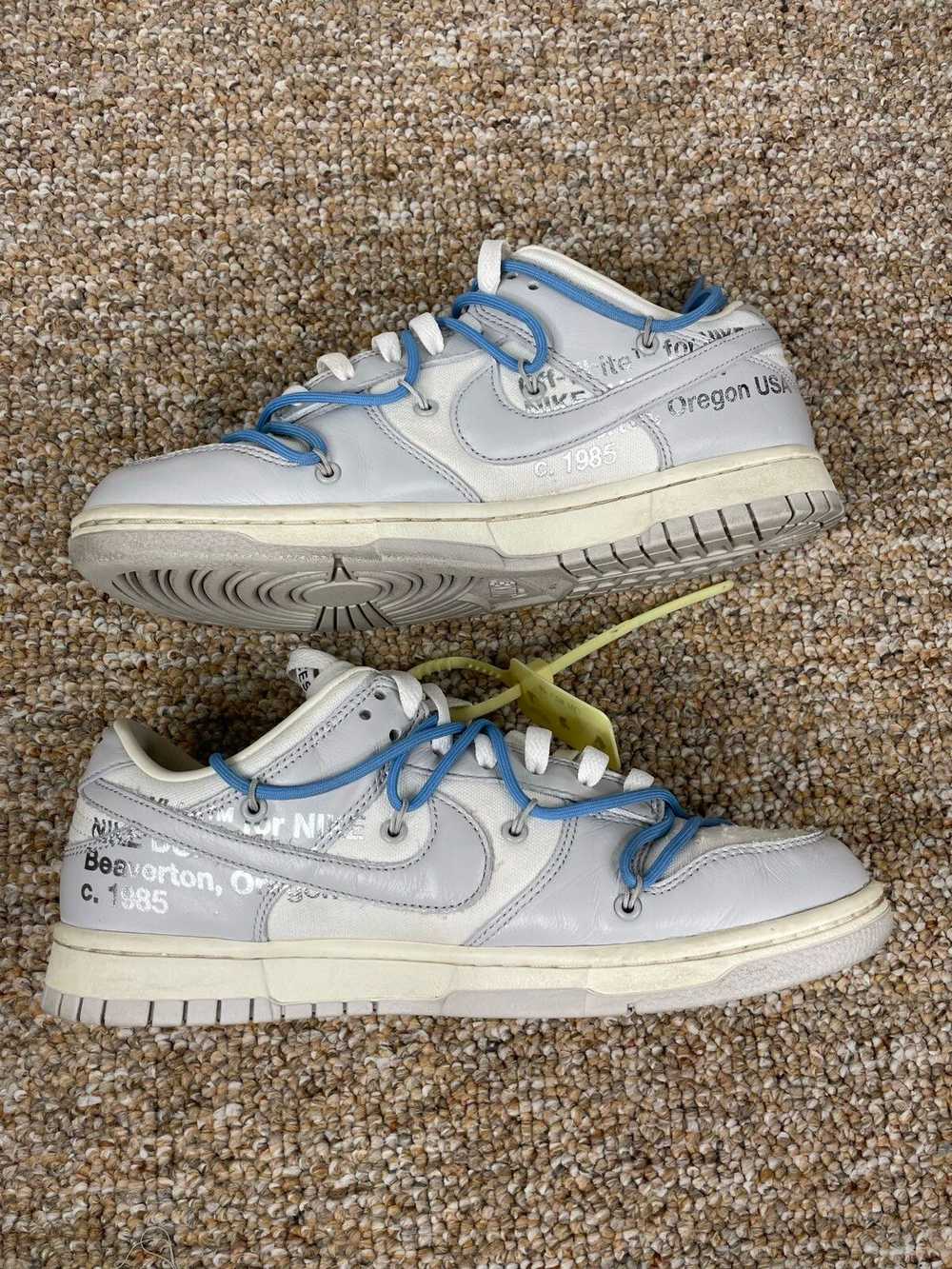 Nike × Off-White Nike Dunk Low Off White Lot 5 - image 3