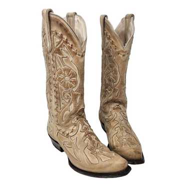 Autre Marque Leather western boots