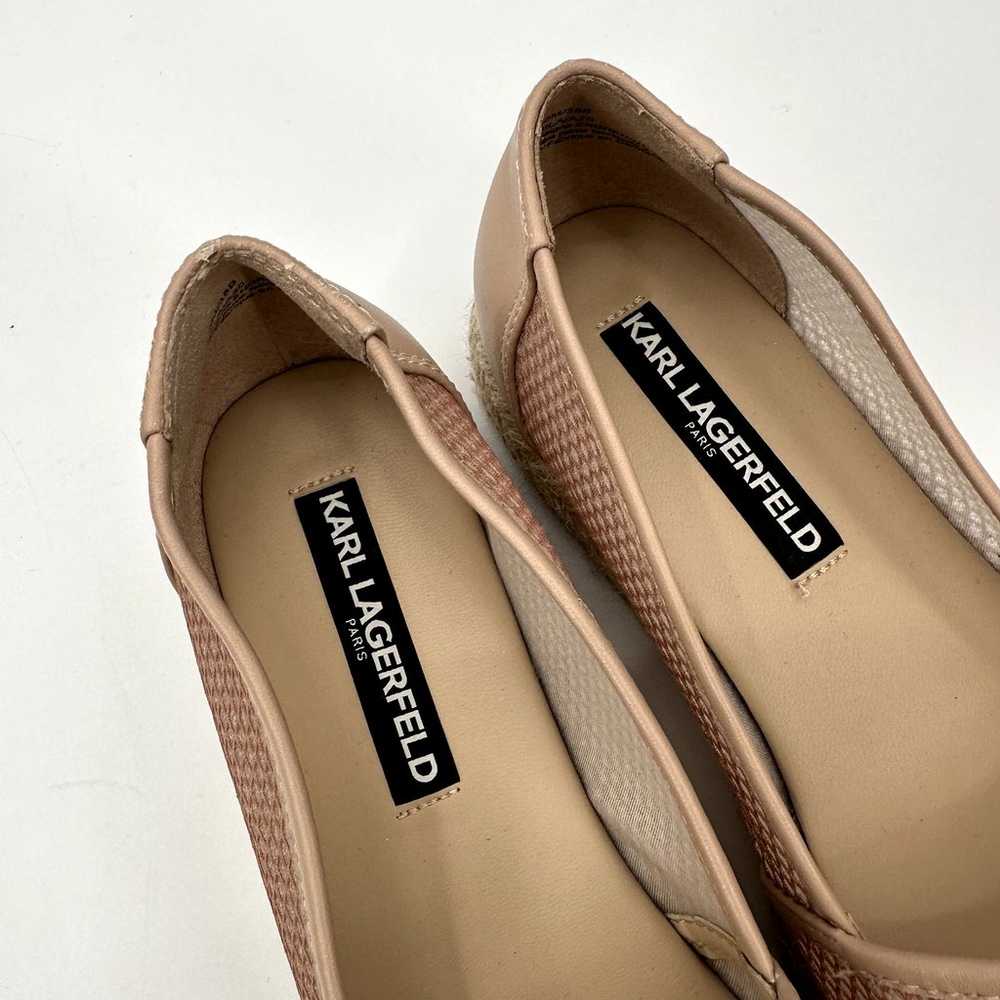 Karl Lagerfeld Adila Plaform Espadrille Flat Shoe… - image 4