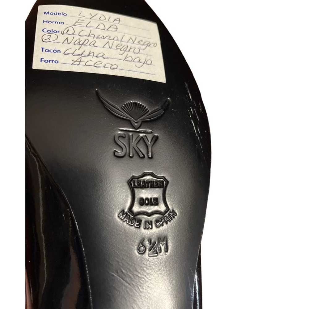 Sky brand black patent leather flats size 6.5 med… - image 10