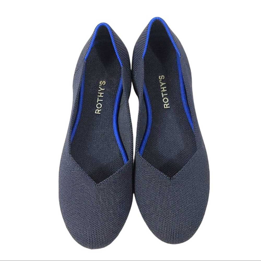 Rothy’s The Flat Round Toe Blue Shoes - image 2