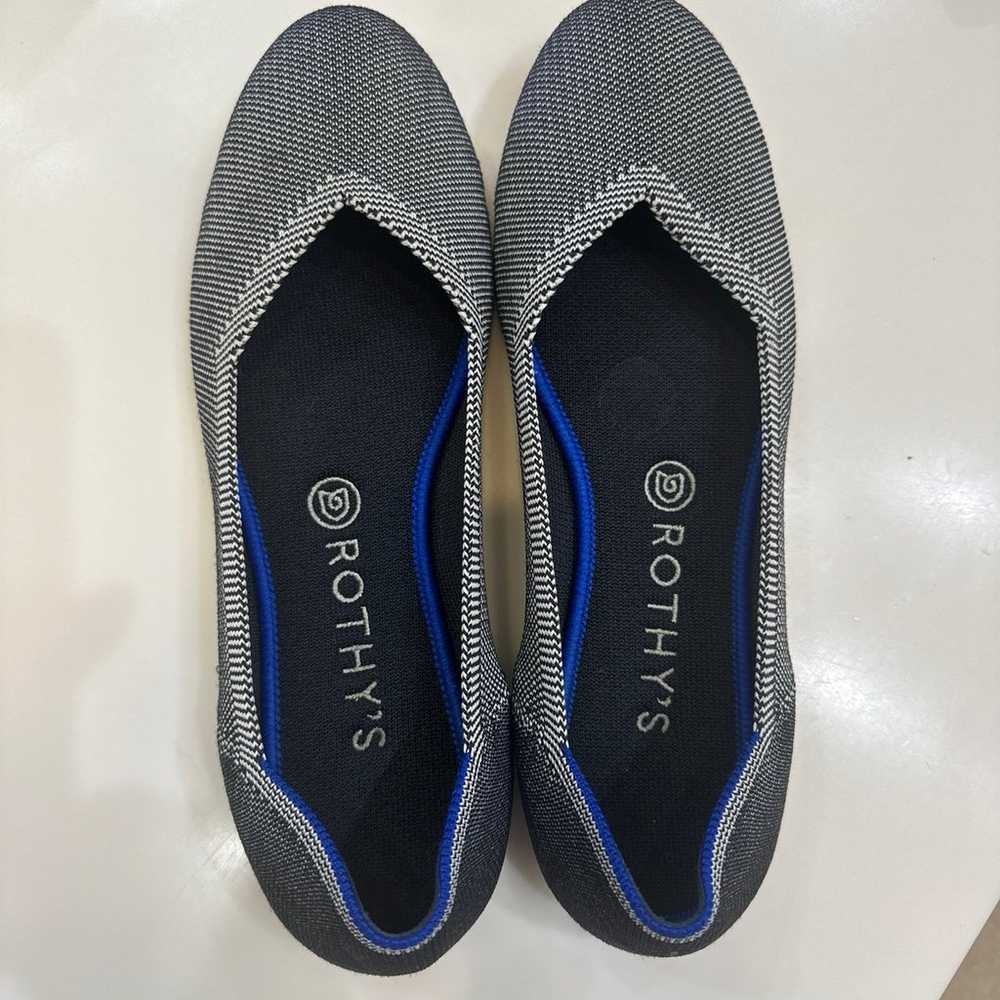 Rothy’s Grey Birdseye Flats Size 9.5 - image 3