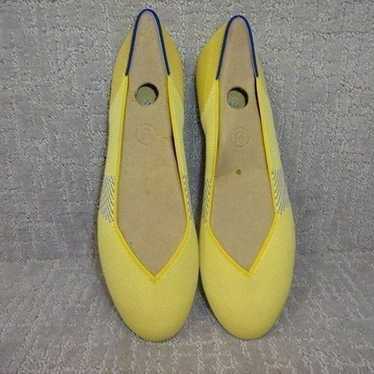 Rothys The Flat Womens Size 12 US Lemon Stripe Ro… - image 1