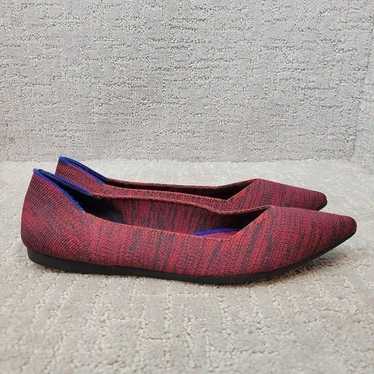 Rothys The Point Womens Size 9.5 Crimson Heather … - image 1