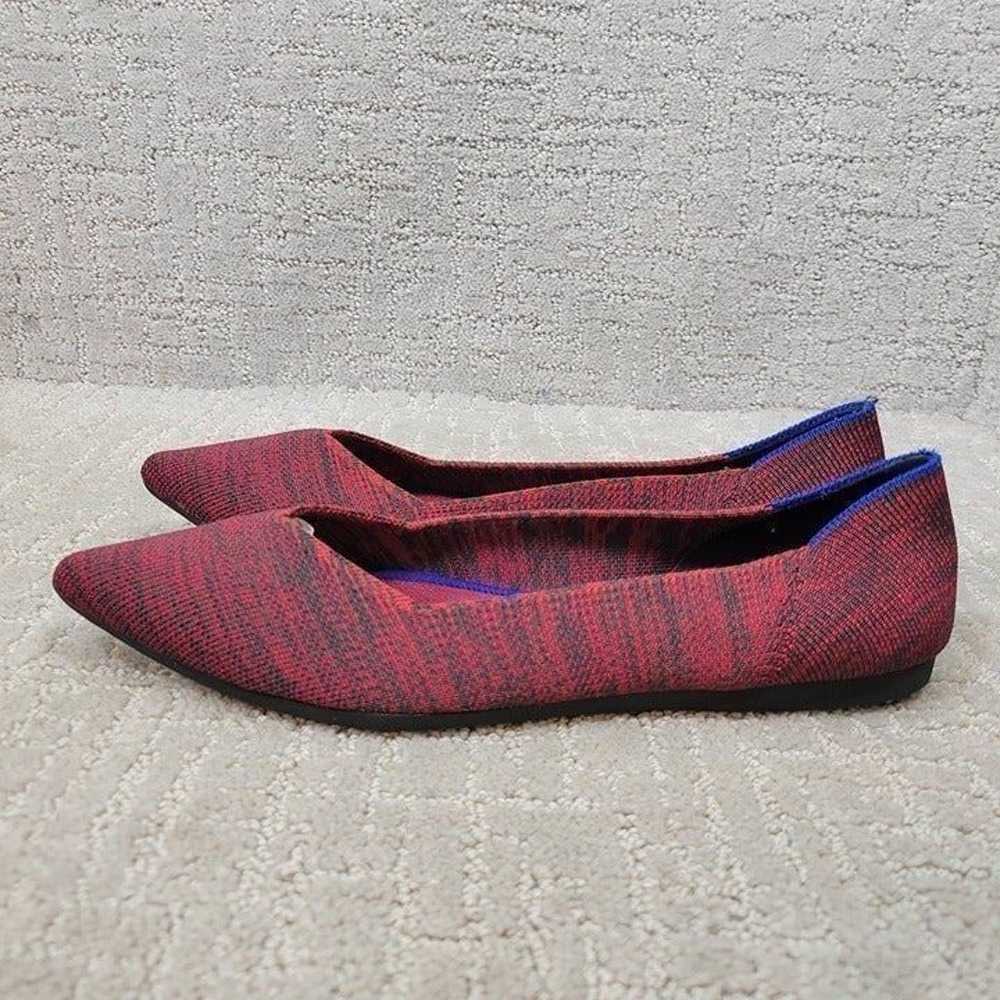 Rothys The Point Womens Size 9.5 Crimson Heather … - image 2