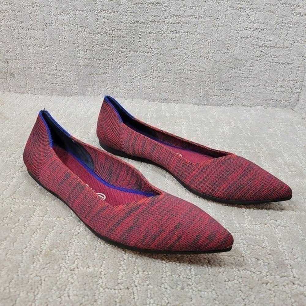 Rothys The Point Womens Size 9.5 Crimson Heather … - image 6