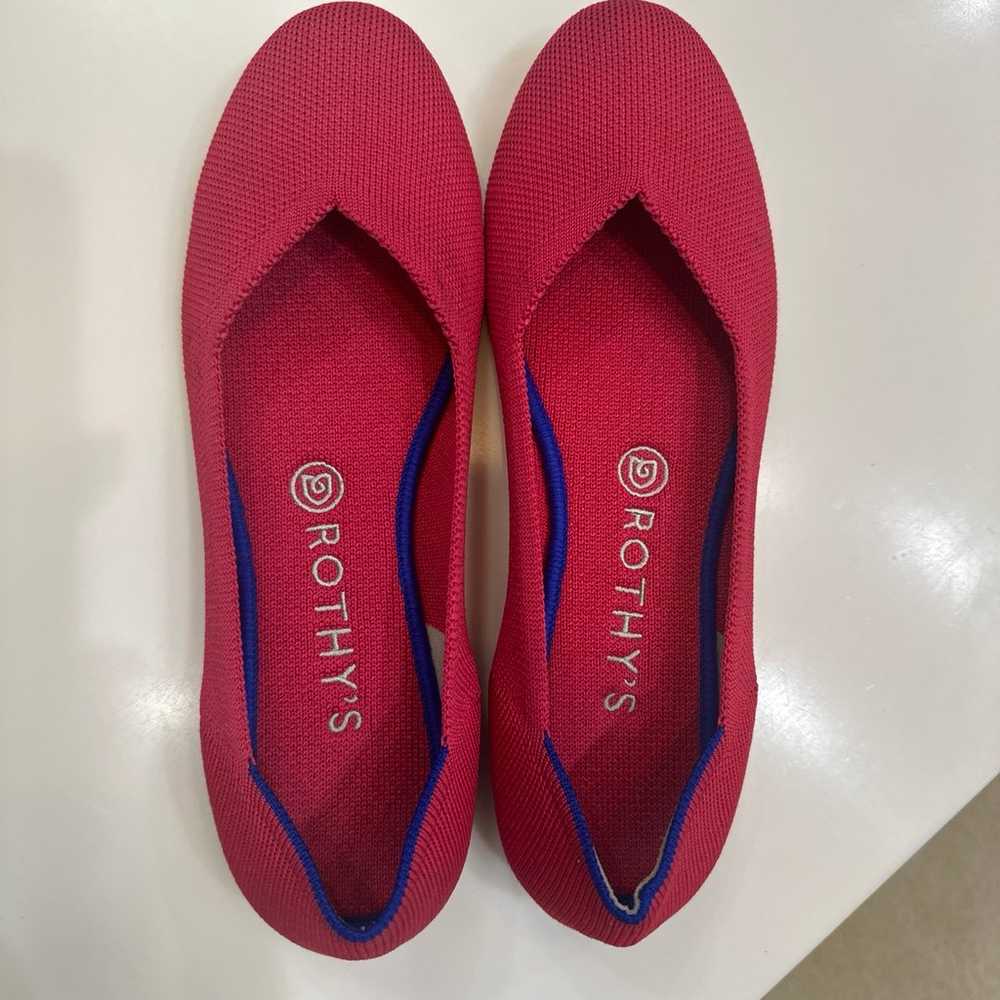 Rothy’s Hot Pink Flats size 9 - image 2