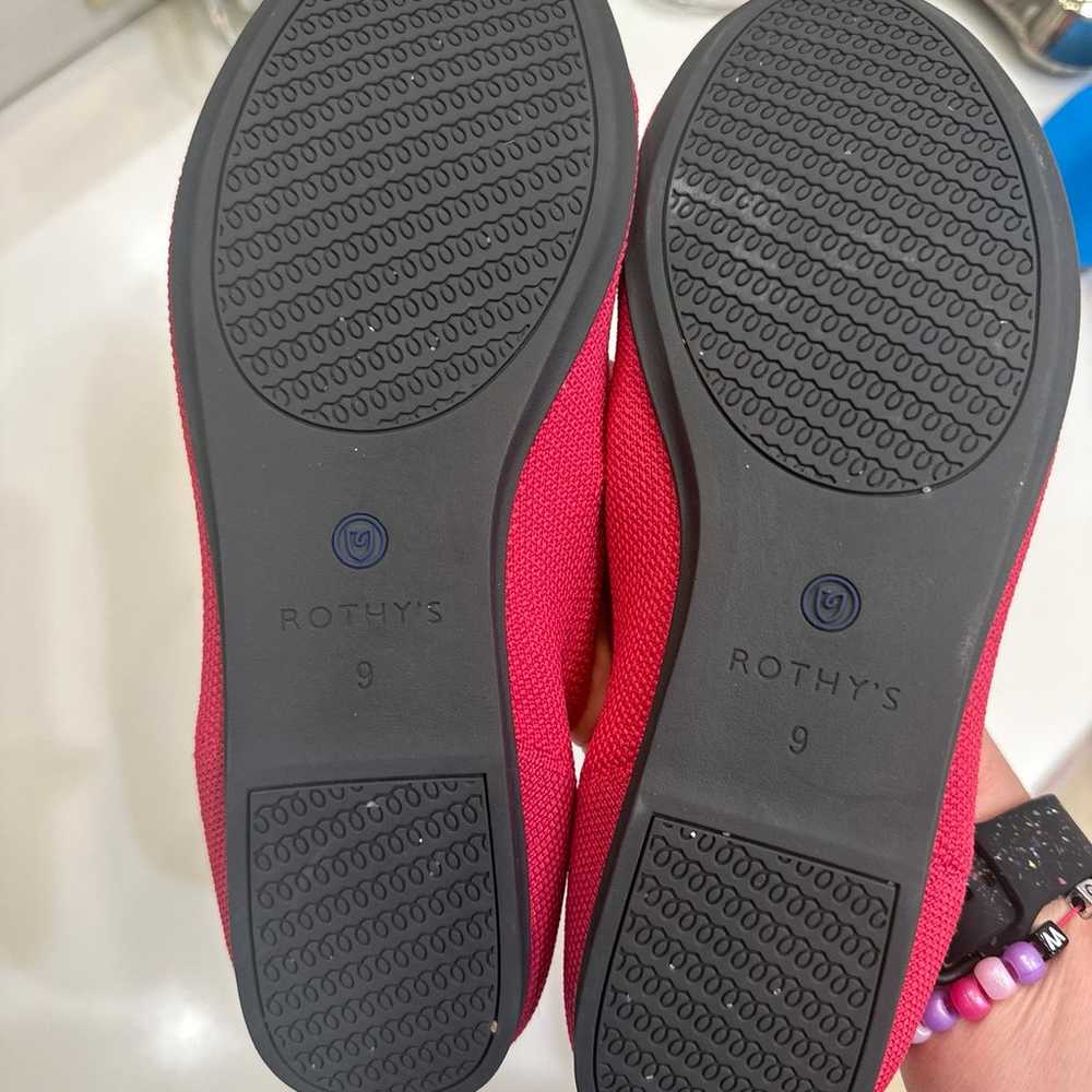 Rothy’s Hot Pink Flats size 9 - image 4