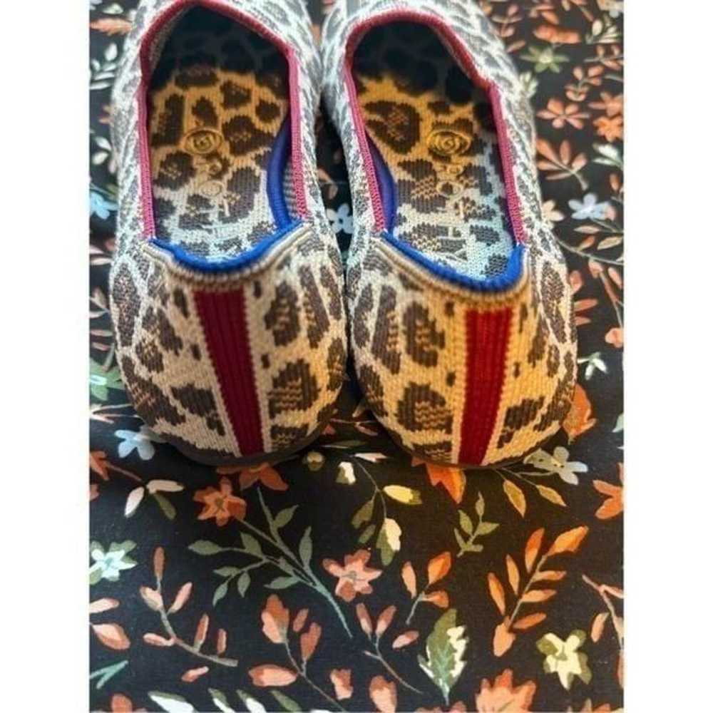 Rothys women’s size 5 the loafer cheetah leopard … - image 4