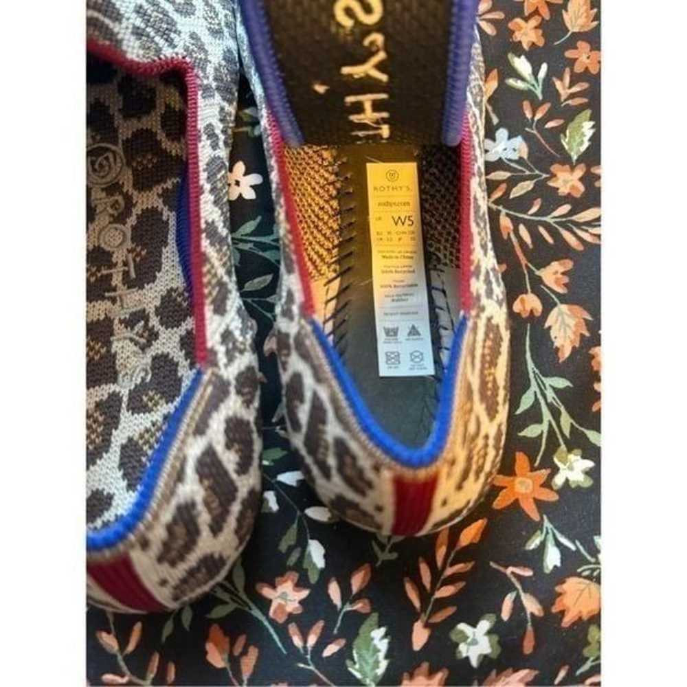Rothys women’s size 5 the loafer cheetah leopard … - image 5