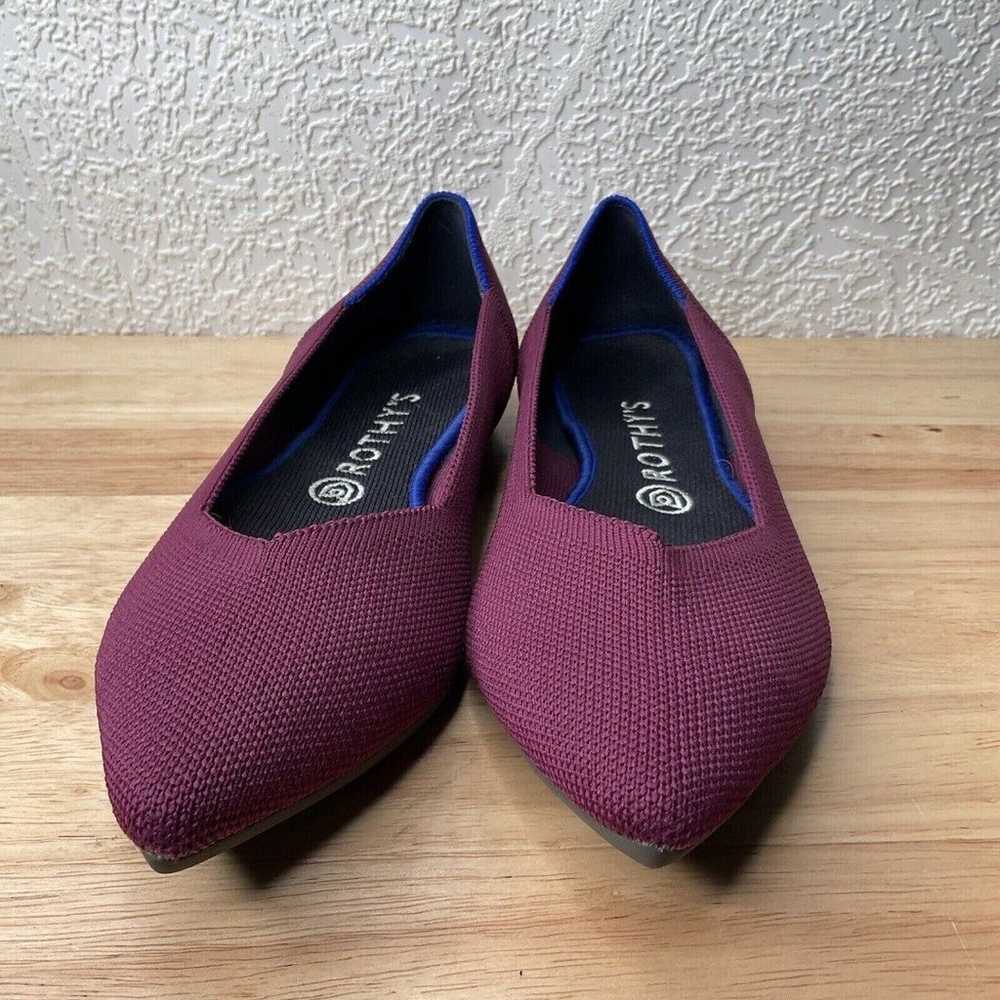 NWOT Rothy's The Point Women's Violet Knit Pointe… - image 5