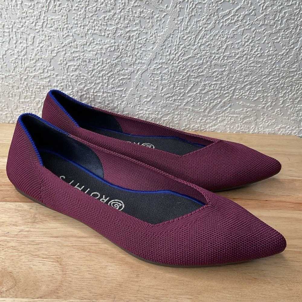 NWOT Rothy's The Point Women's Violet Knit Pointe… - image 9