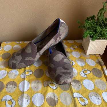 Rothy’s mink gray camo loafer flats size 9