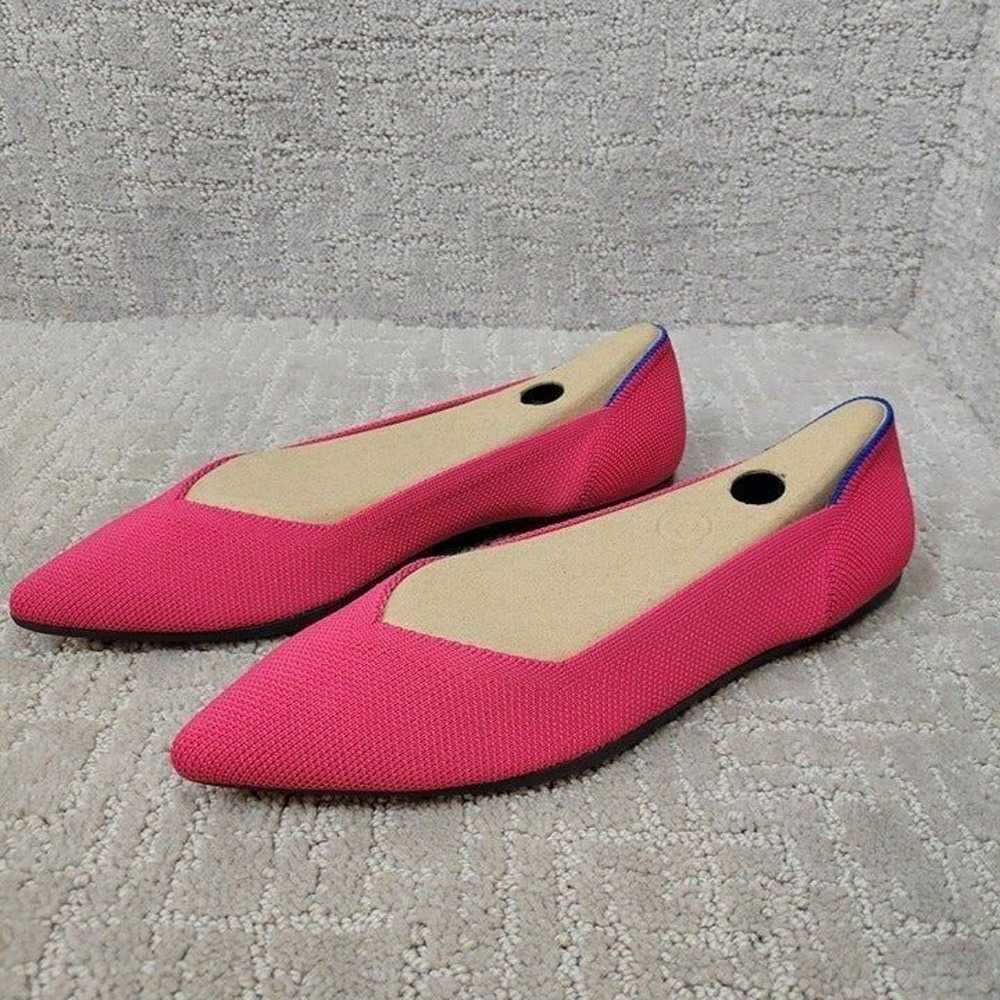 Rothys The Point Women's Size 8 Hot Pink Magenta … - image 8