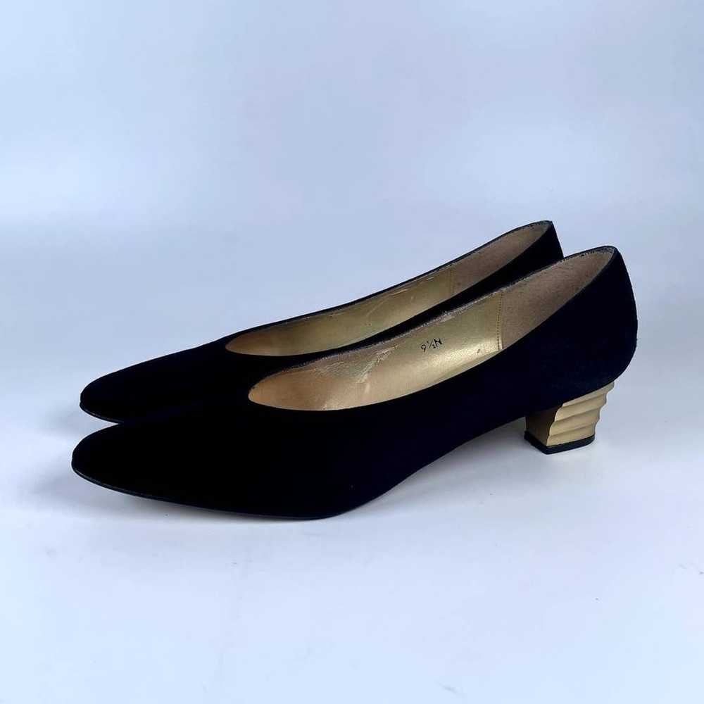 Vintage Coup d'etat Women Black Chunky Block Heel… - image 2