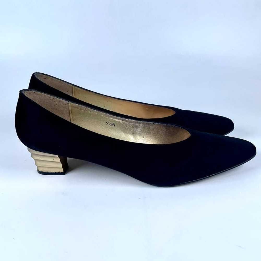 Vintage Coup d'etat Women Black Chunky Block Heel… - image 5
