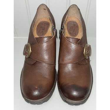 BOC BORN CONCEPT Women's Heels Brown Leather Shoe… - image 1