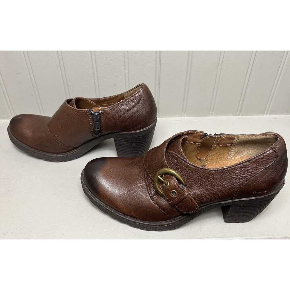 BOC BORN CONCEPT Women's Heels Brown Leather Shoe… - image 3