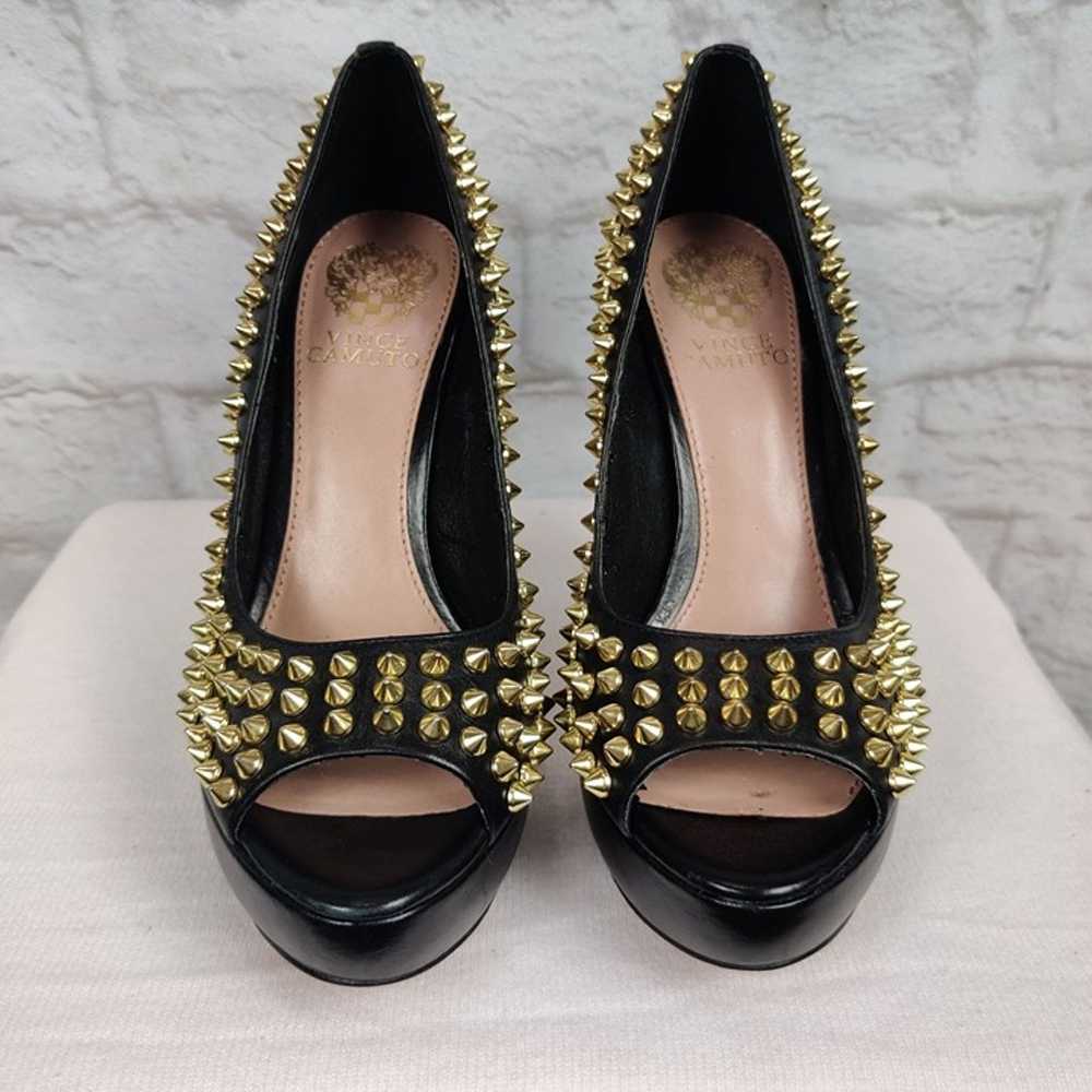 VINCE CAMUTO Womens Leather Studded Spike Platfor… - image 10
