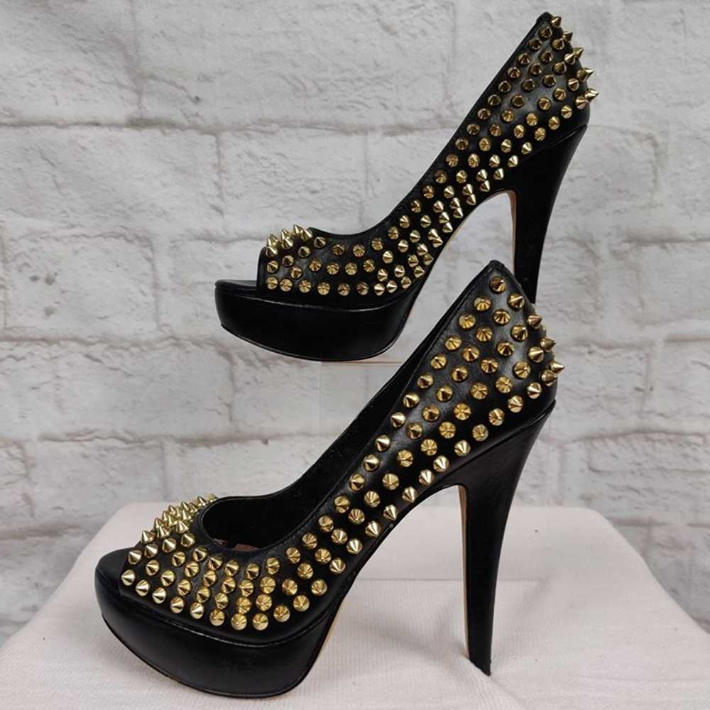 VINCE CAMUTO Womens Leather Studded Spike Platfor… - image 3